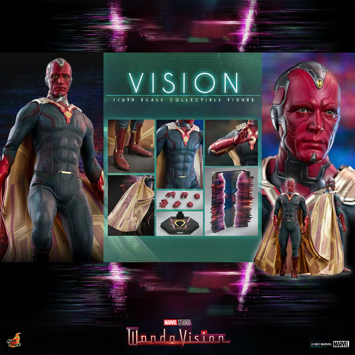 Vision (Wanda Vision) Sixth Scale Figure By Hot Toys
