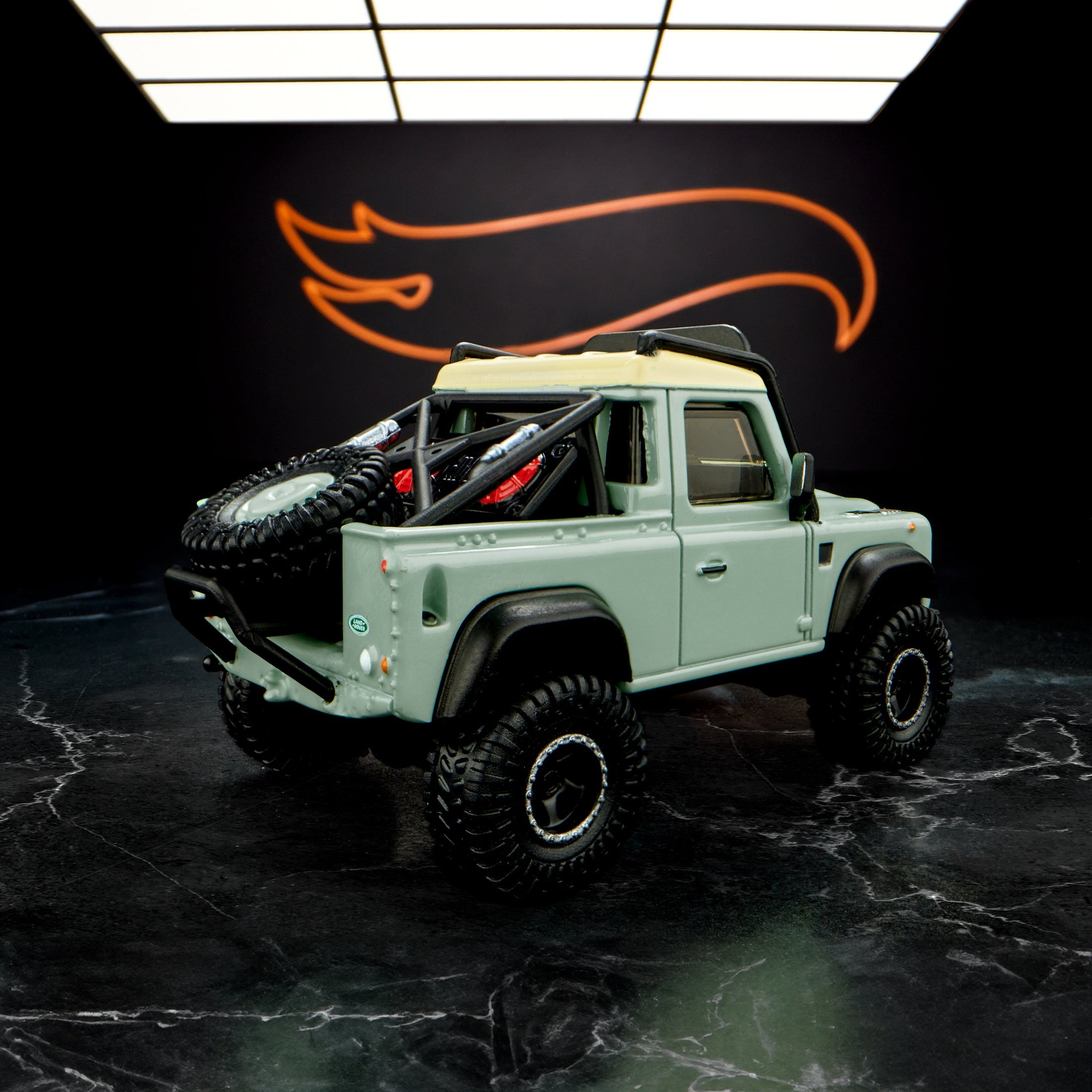 Hot Wheels Elite 64 Land Rover Defender 90 Pickup (Creations Exclusive)