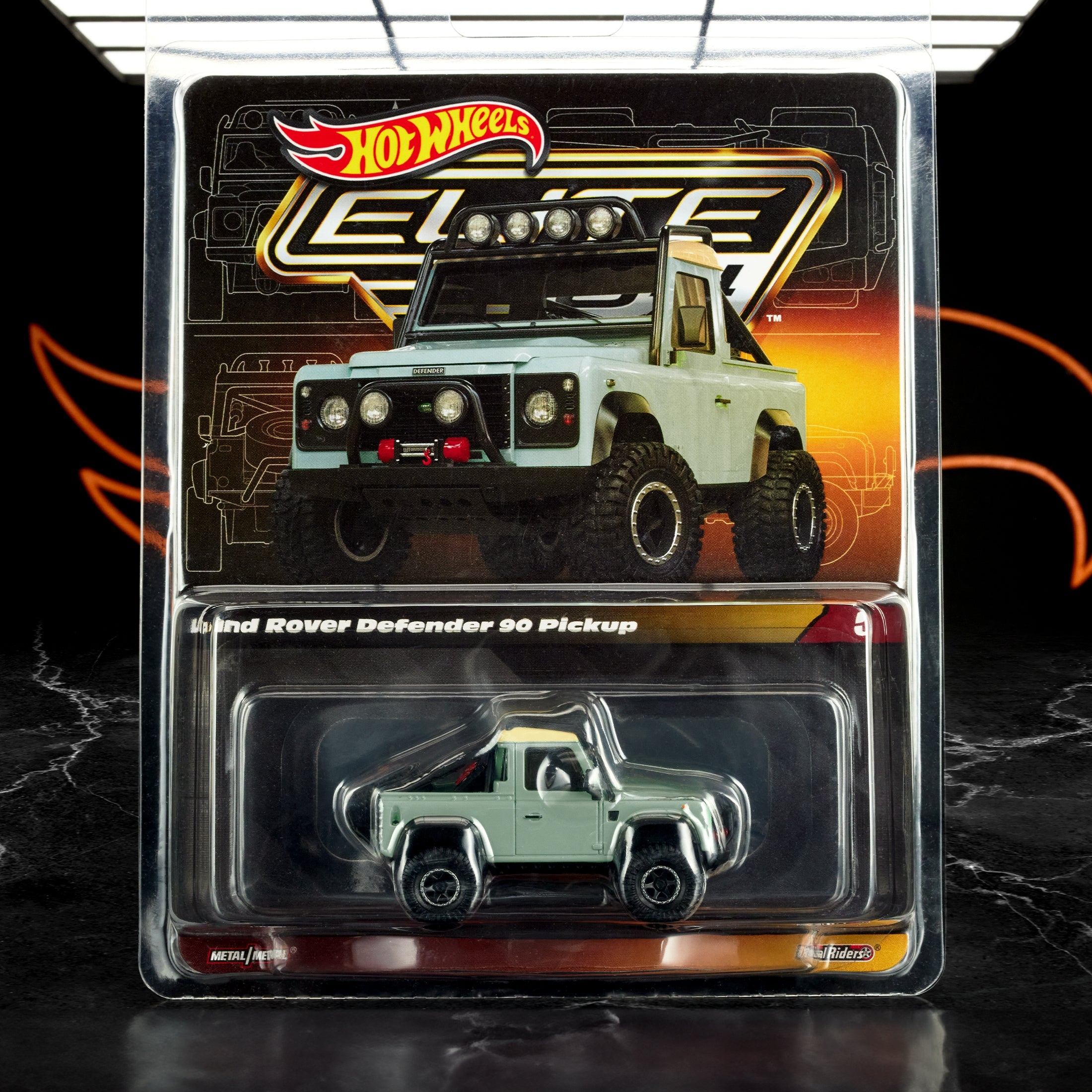 Hot Wheels Elite 64 Land Rover Defender 90 Pickup (Creations Exclusive)