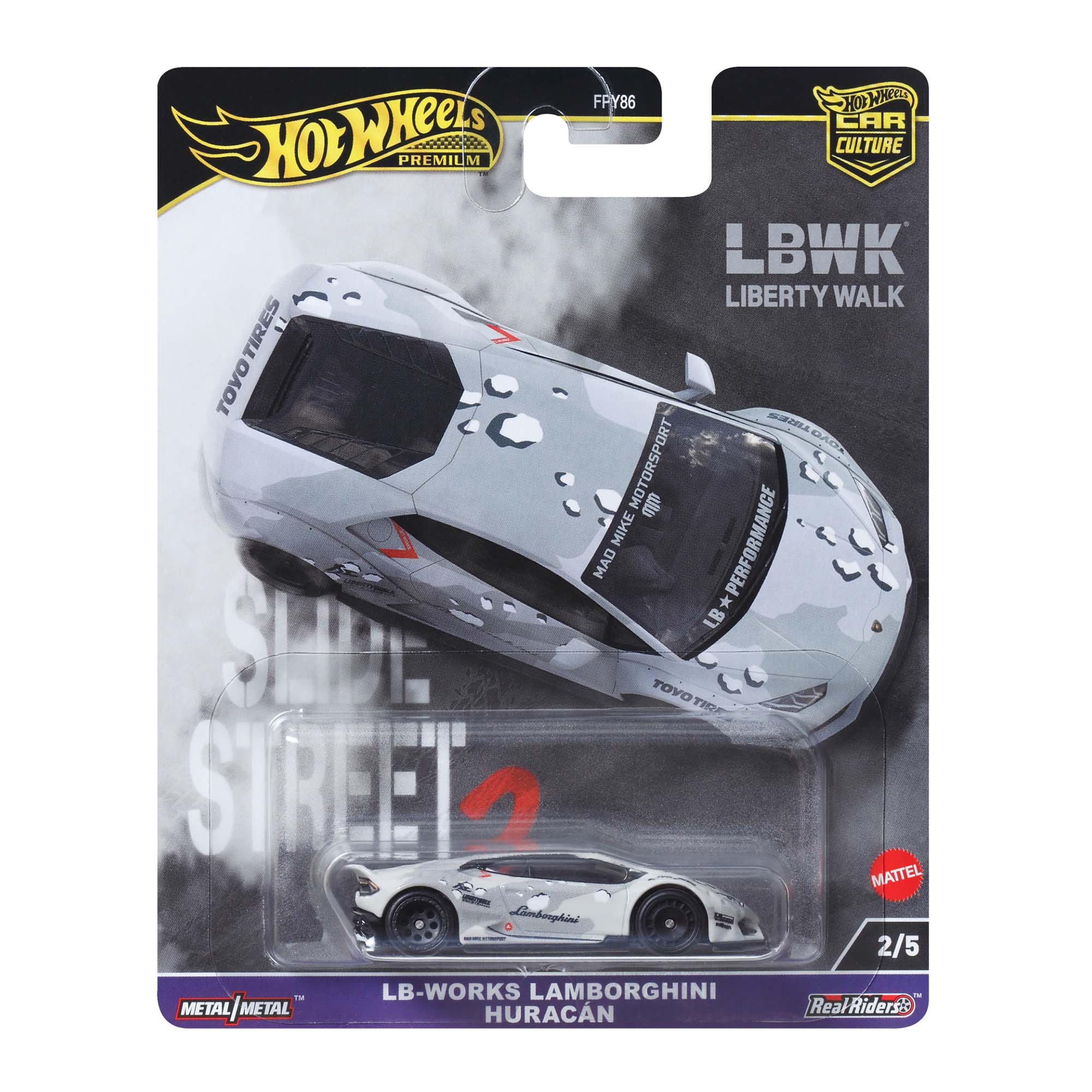 Hot Wheels Car Culture LB-WORKS Lamborghini Huracán (Slide Street 2)