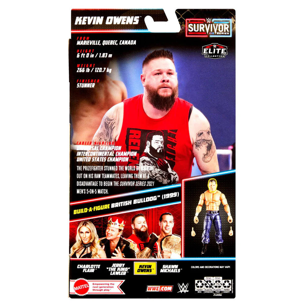 WWE Elite Survivor Series Kevin Owens Action Figure