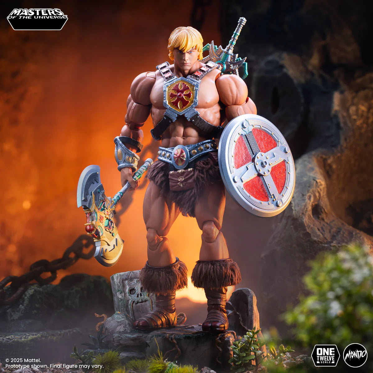 MOTU200X He-Man 1/12 Scale Figure By Mondo