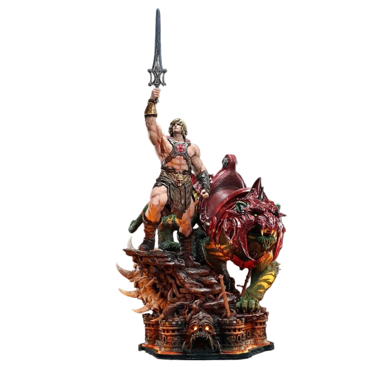 Masters of the Universe He-Man & Battle Cat Ultimate Bonus version By Prime 1 Studio