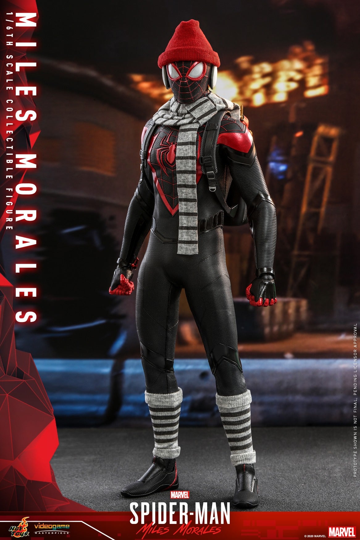 Miles Morales 1/6th Scale Collectible Figure By Hot Toys