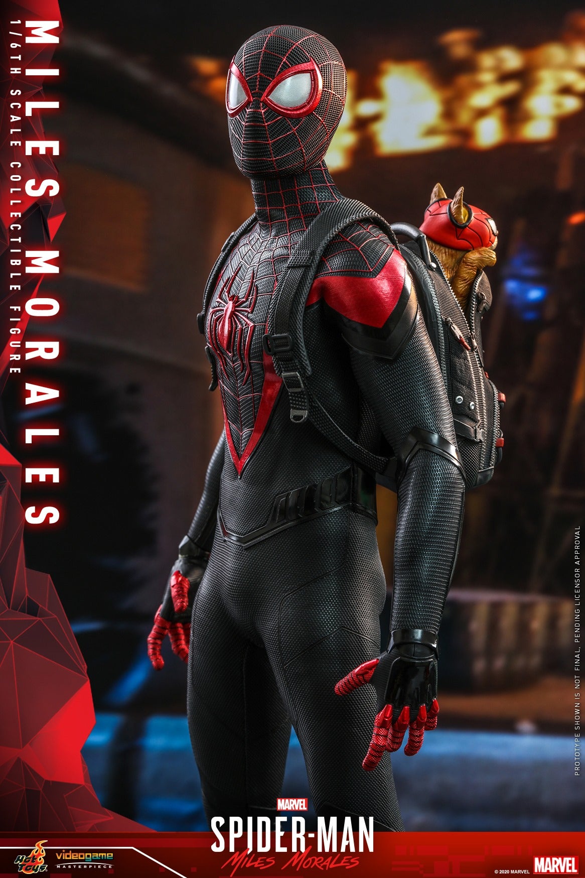 Miles Morales 1/6th Scale Collectible Figure By Hot Toys