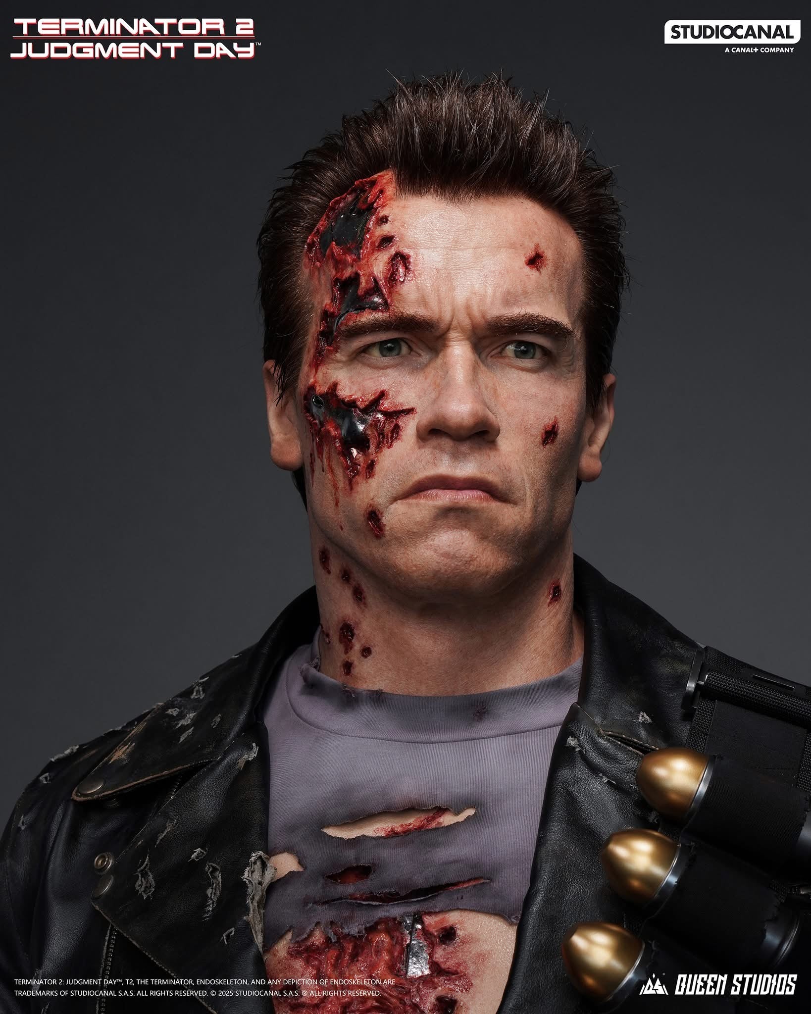 Terminator 2: T-800 Battle Damaged (Mechanical) Life-Size Bust