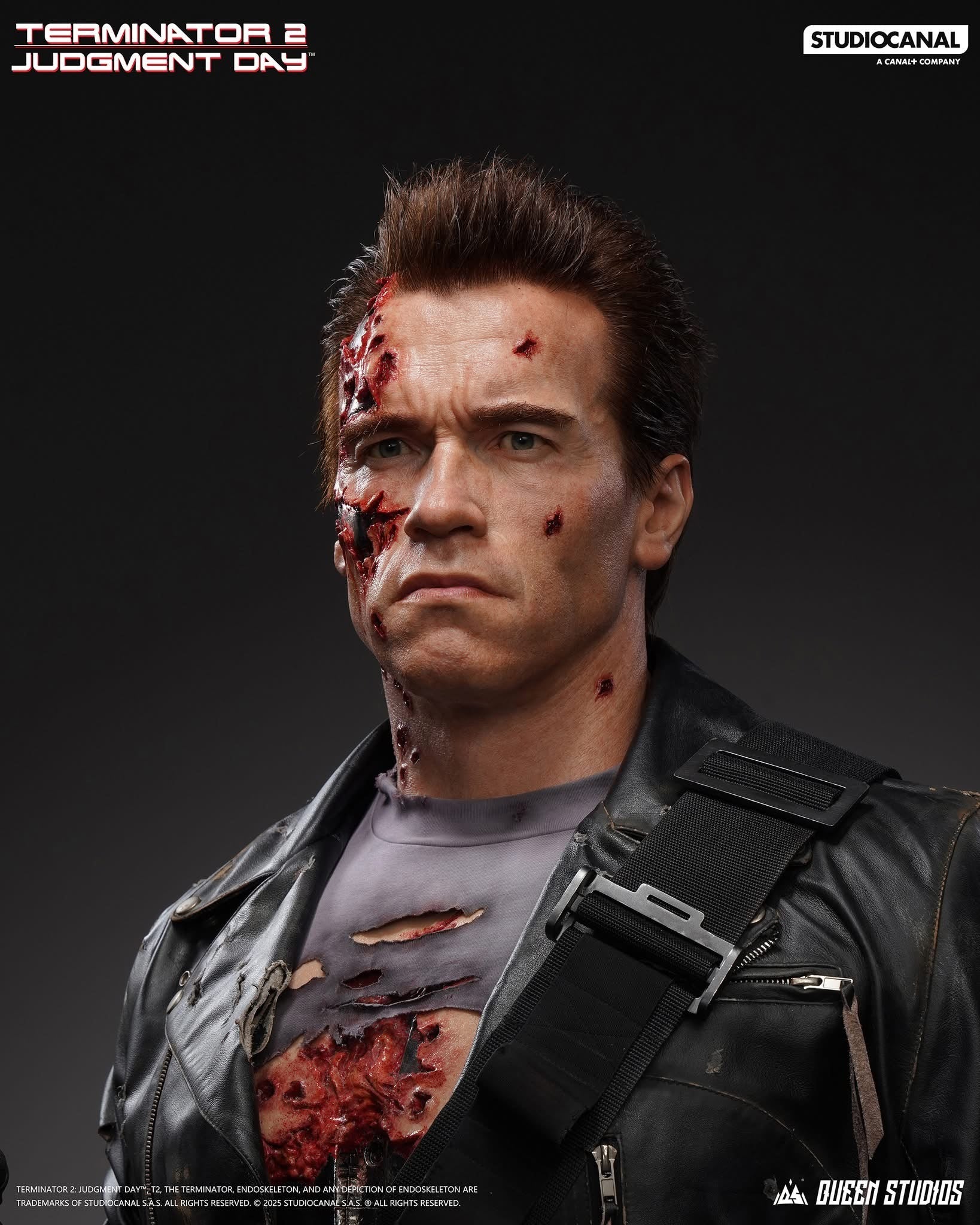 Terminator 2: T-800 Battle Damaged (Mechanical) Life-Size Bust