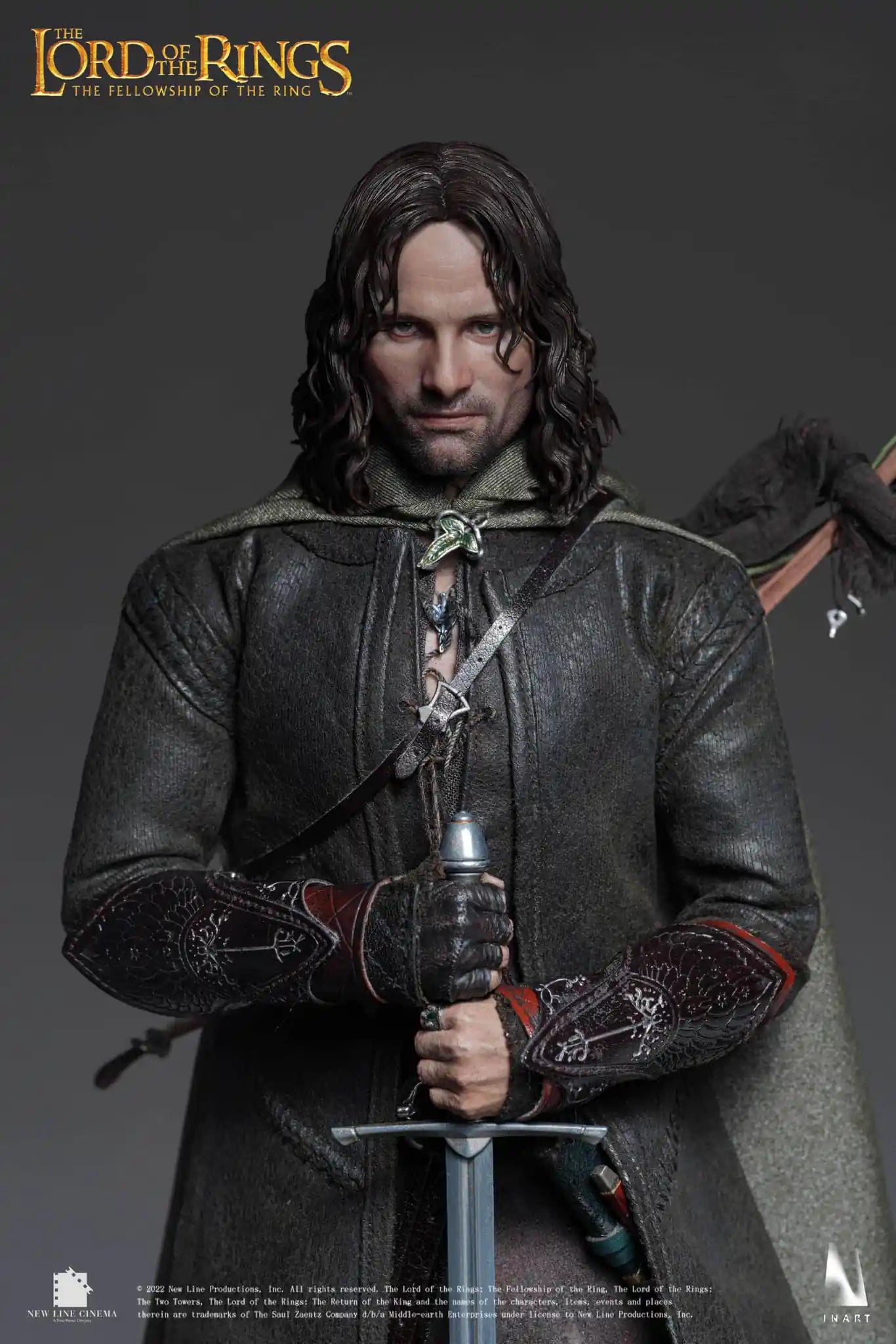 INART Aragorn 1/6 Collectible Figure Sculpted Hair by Queen Studios