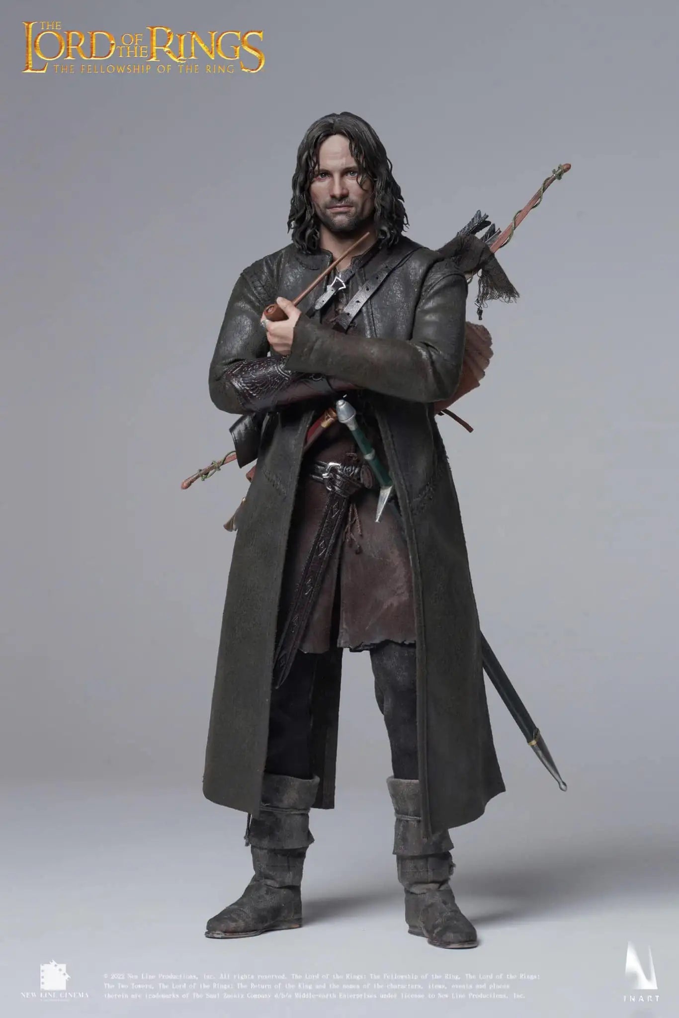 INART Aragorn 1/6 Collectible Figure Sculpted Hair by Queen Studios