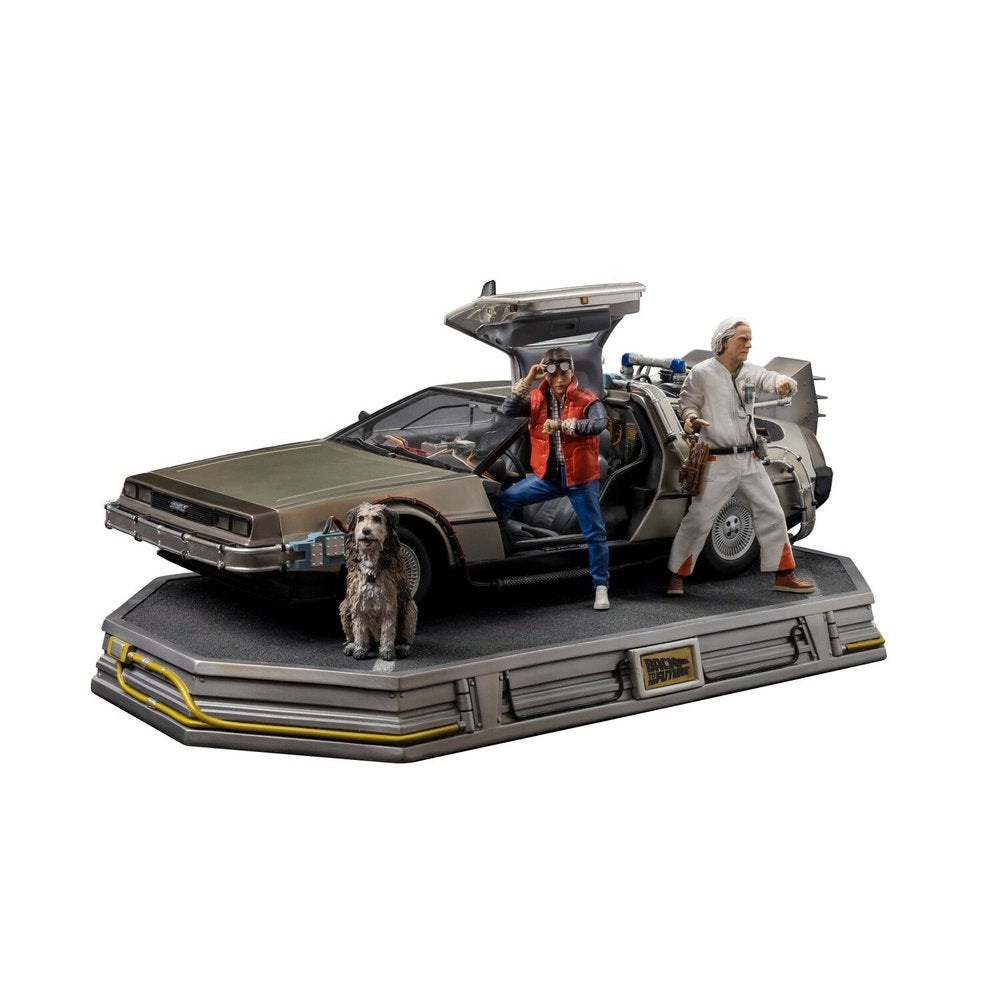 Back to the Future DeLorean Set Deluxe Version Art Scale 1/10