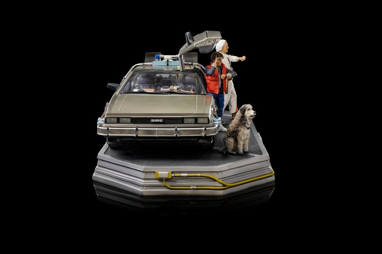 Back to the Future DeLorean Set Deluxe Version Art Scale 1/10