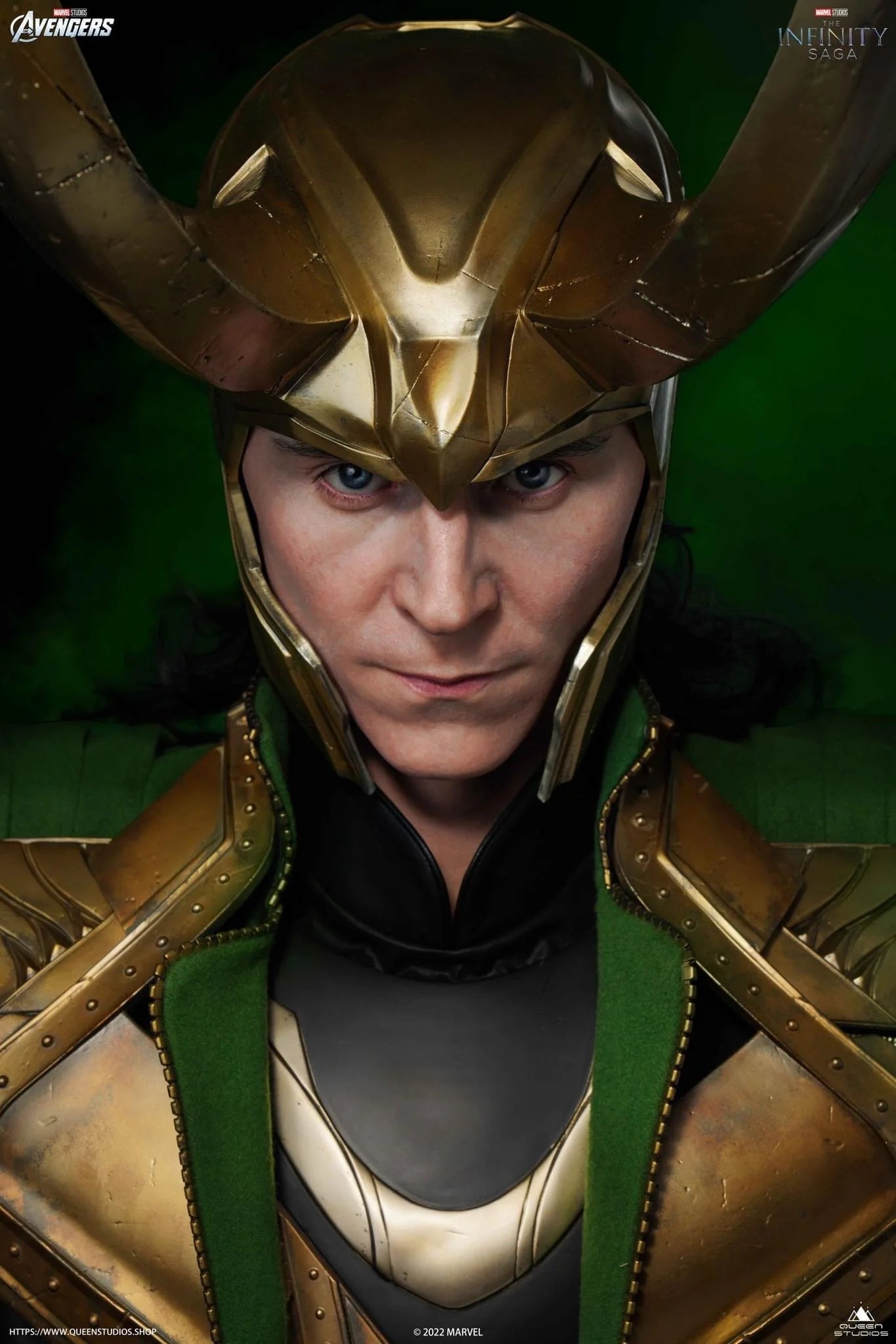 Loki Life-size Bust By Queen Studios