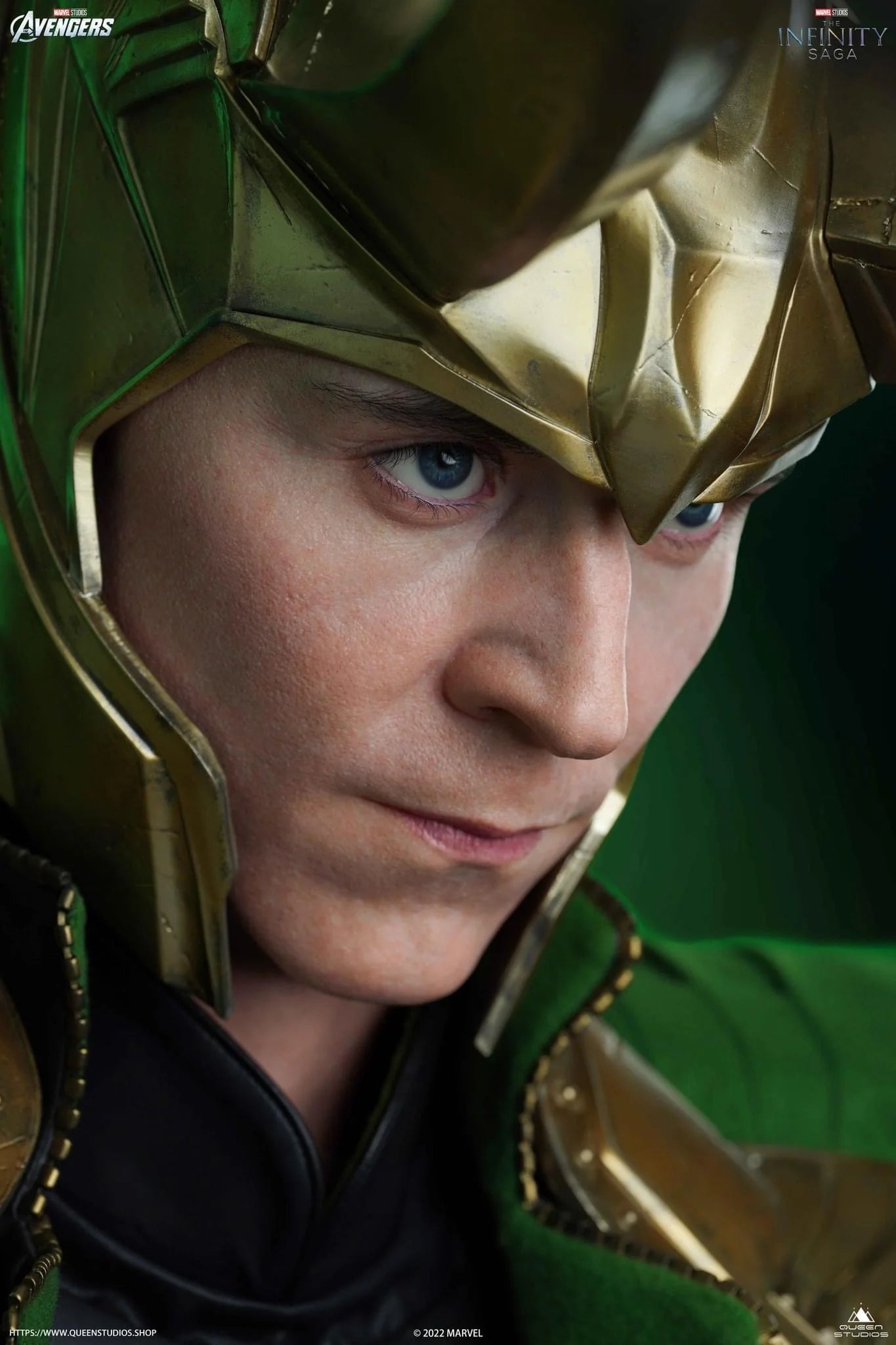 Loki Life-size Bust By Queen Studios