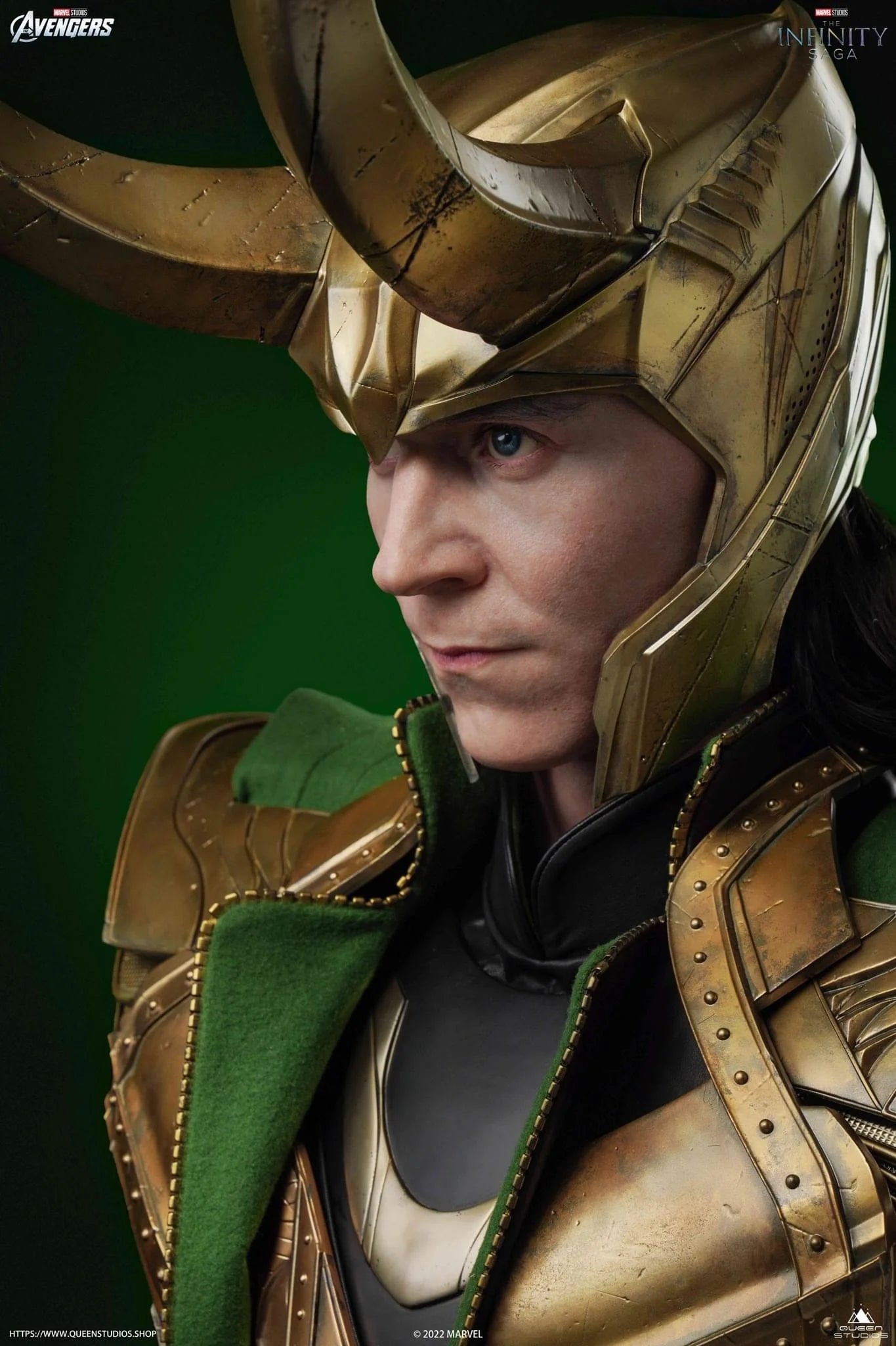 Loki Life-size Bust By Queen Studios