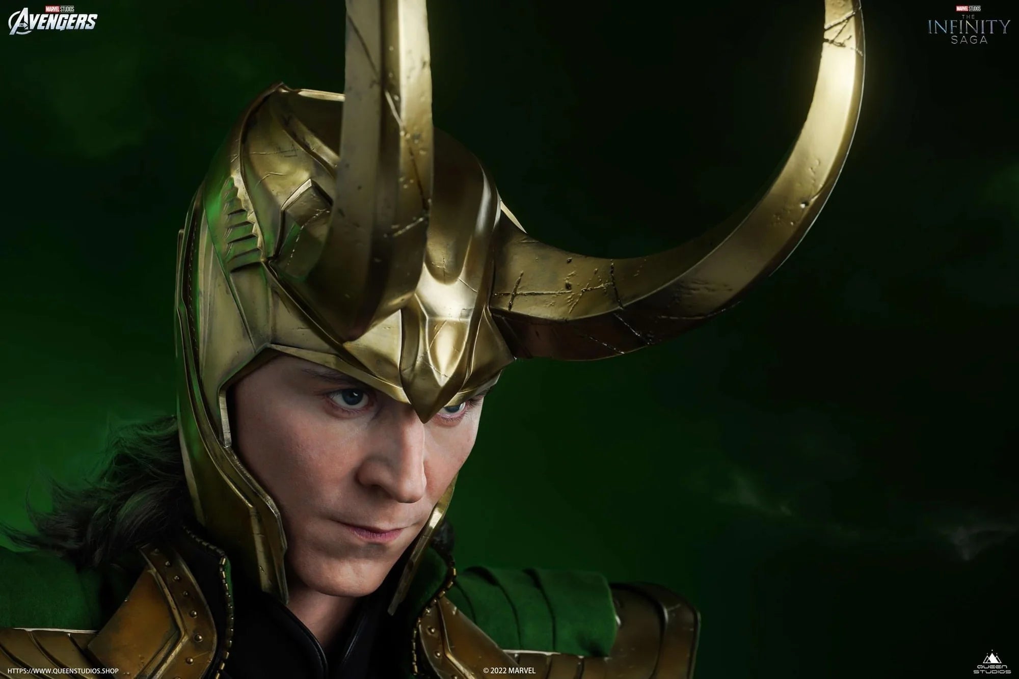 Loki Life-size Bust By Queen Studios