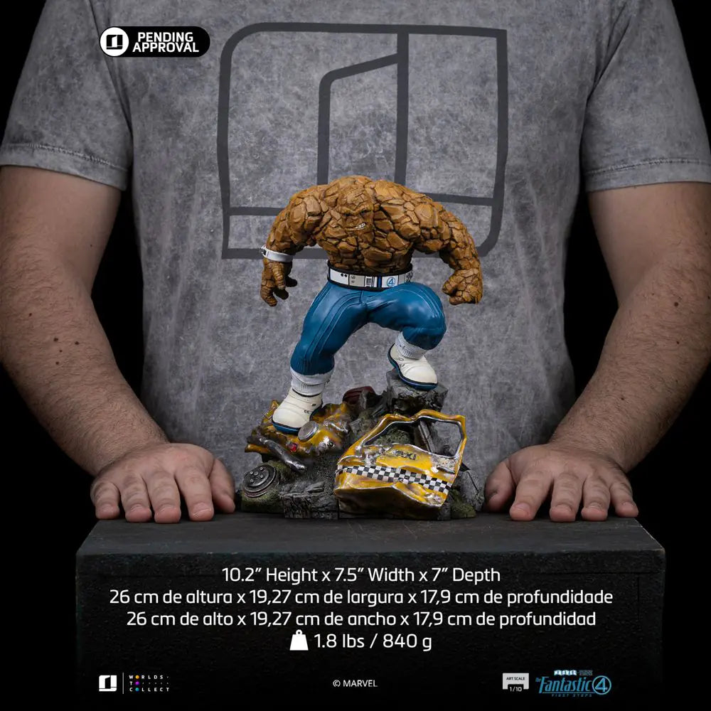 The Thing Fantastic Four: The First Steps Exclusive Version Statue by Iron Studios