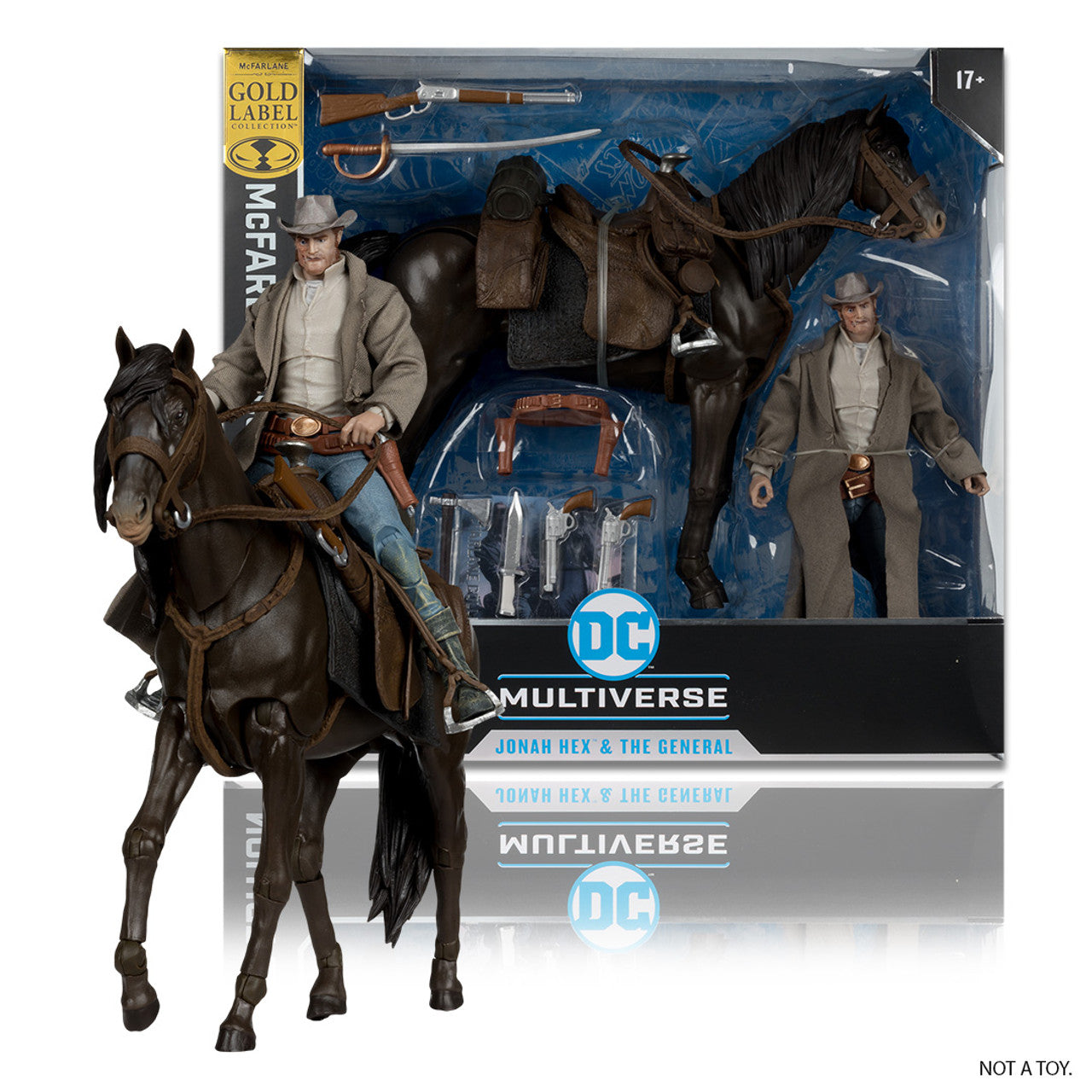 Jonah Hex & The General (All-Star Western) Exclusive Gold Label 2-Pack Figure