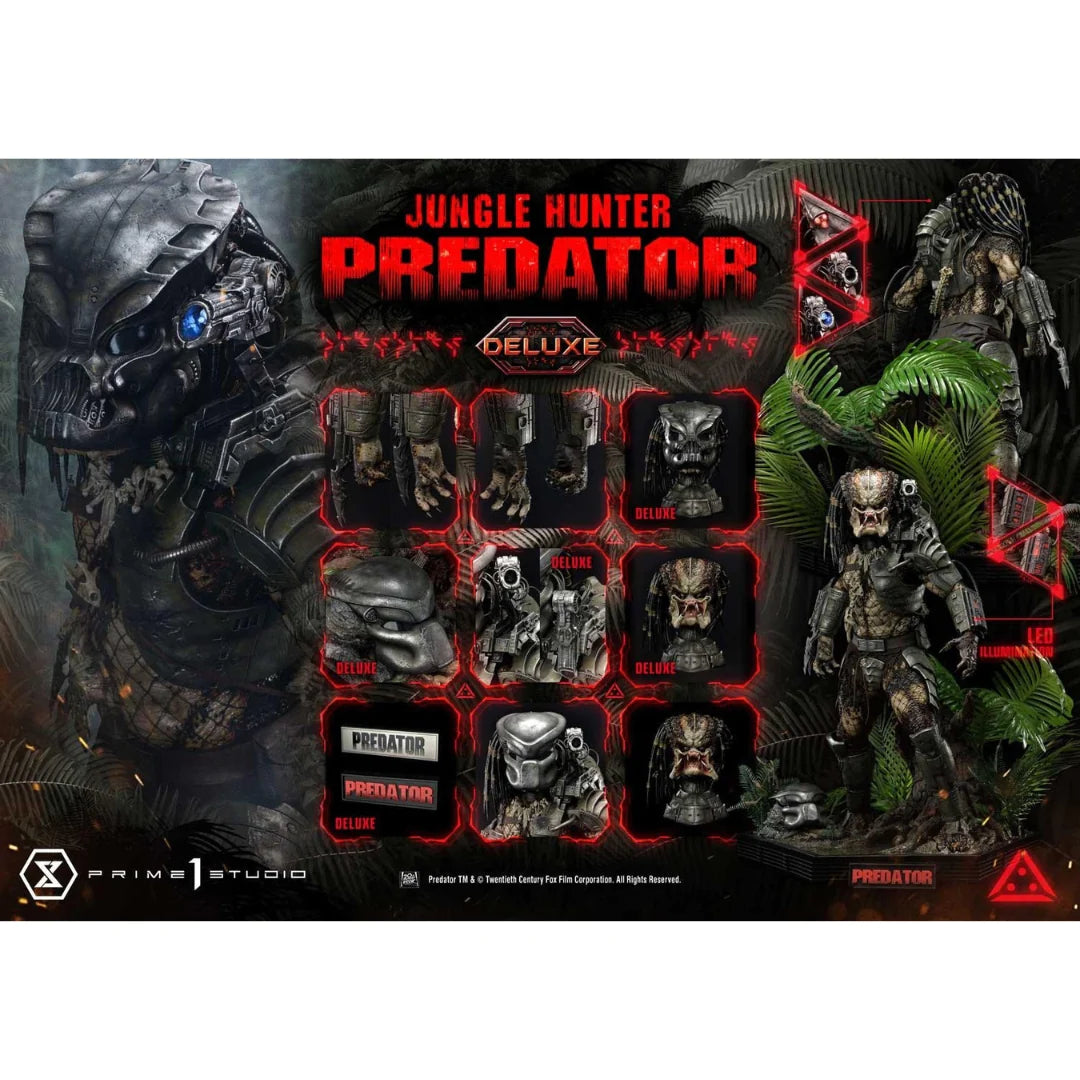 Jungle Hunter Predator Deluxe Bonus Version 1/3 scale Statue By Prime 1 Studio
