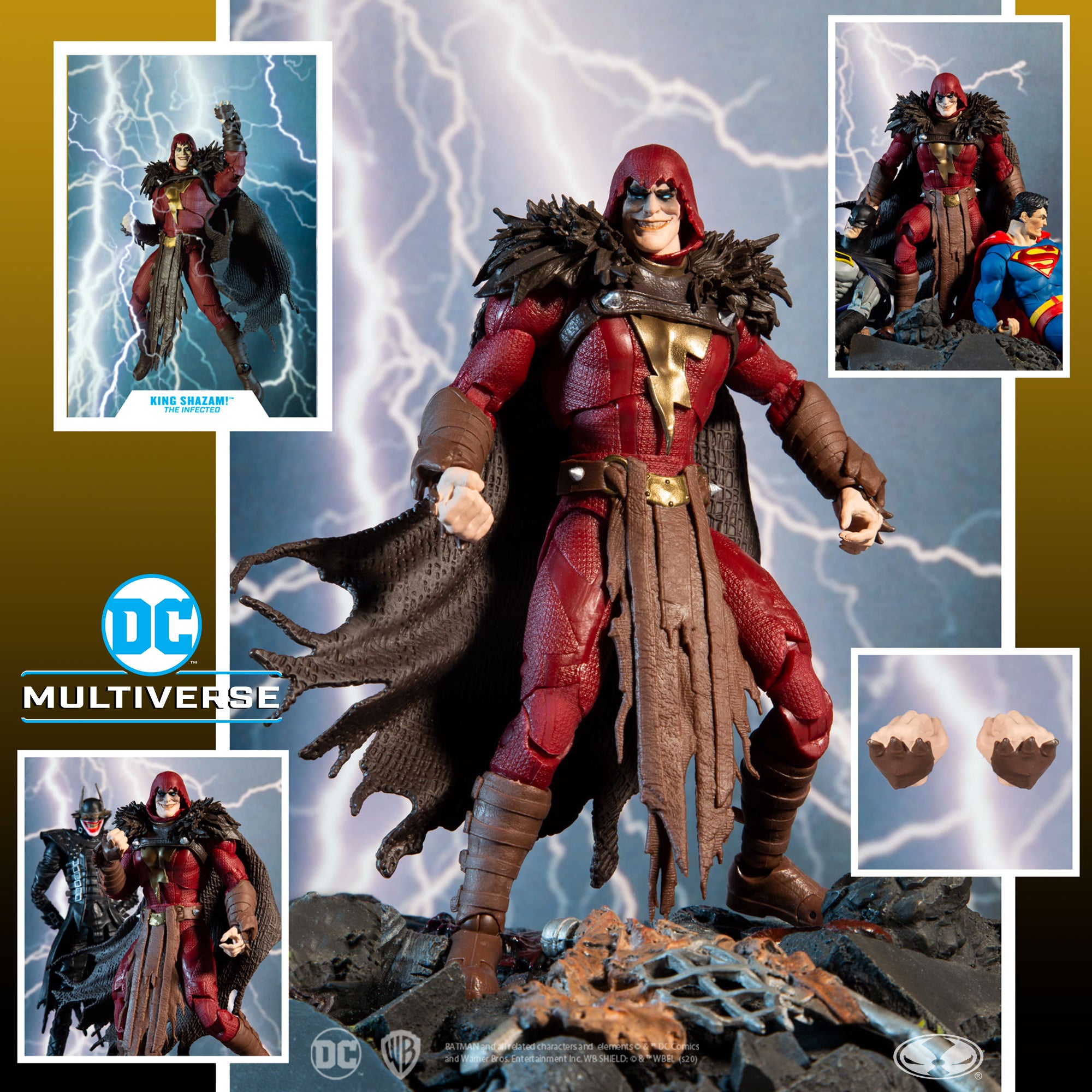 King Shazam! (The Infected) Action Figure