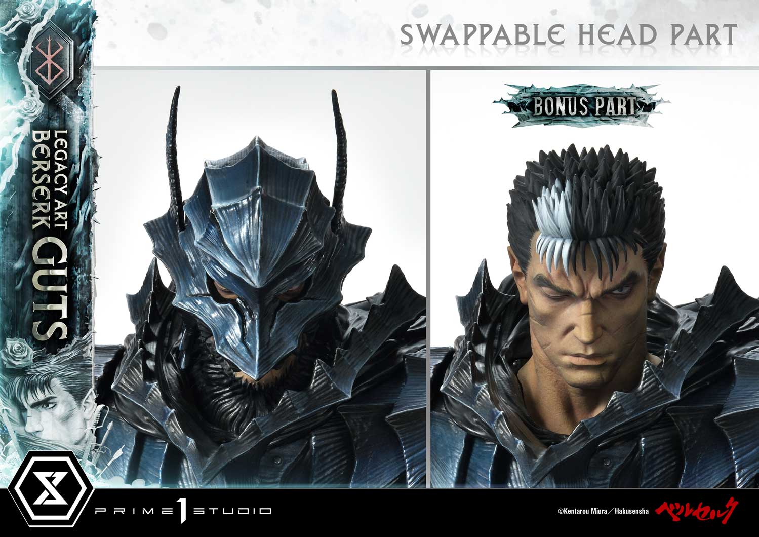 Berserk Legacy Art "Kentaro Miura" Guts Bonus Version 1/6 Scale Statue By Prime 1 Studio