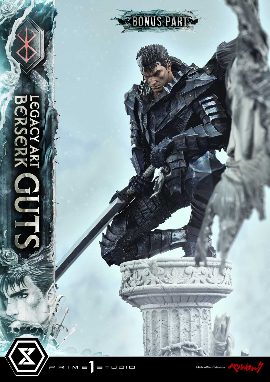 Berserk Legacy Art "Kentaro Miura" Guts Bonus Version 1/6 Scale Statue By Prime 1 Studio
