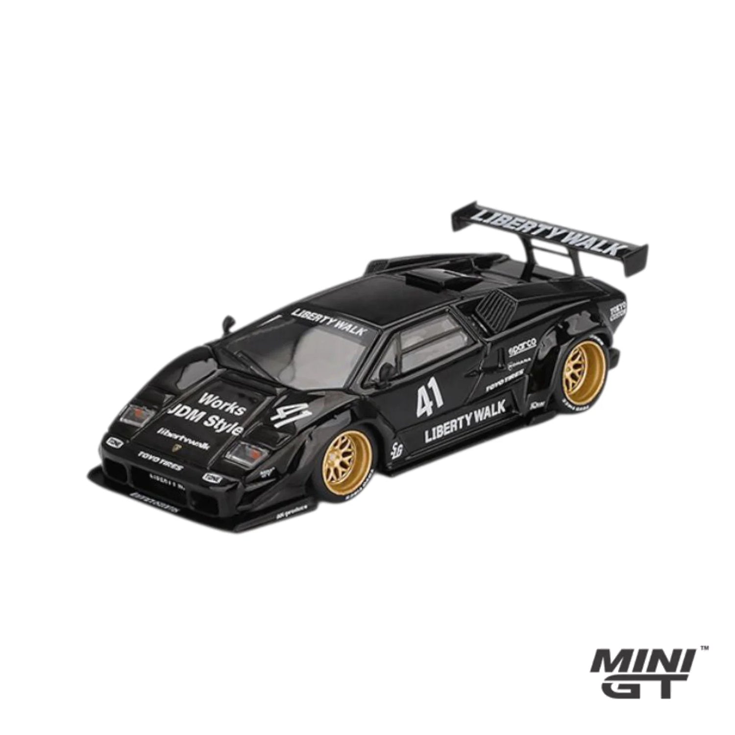 Lamborghini Countach LB-WORKS Black LHD MGT01081-L by MINI GT