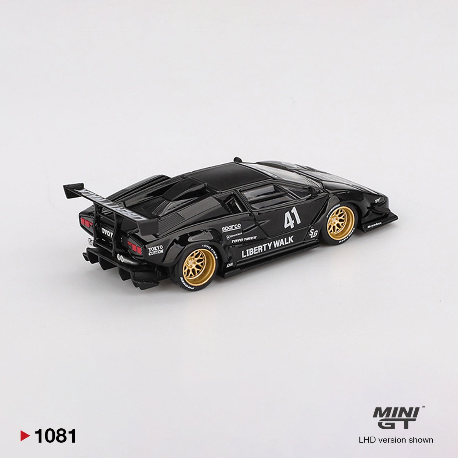 Lamborghini Countach LB-WORKS Black LHD MGT01081-L by MINI GT