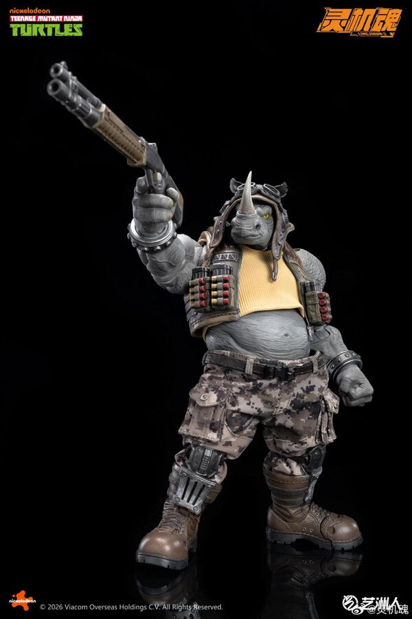 Teenage Mutant Ninja Turtles Series Rocksteady Action Figure By LingJiHun