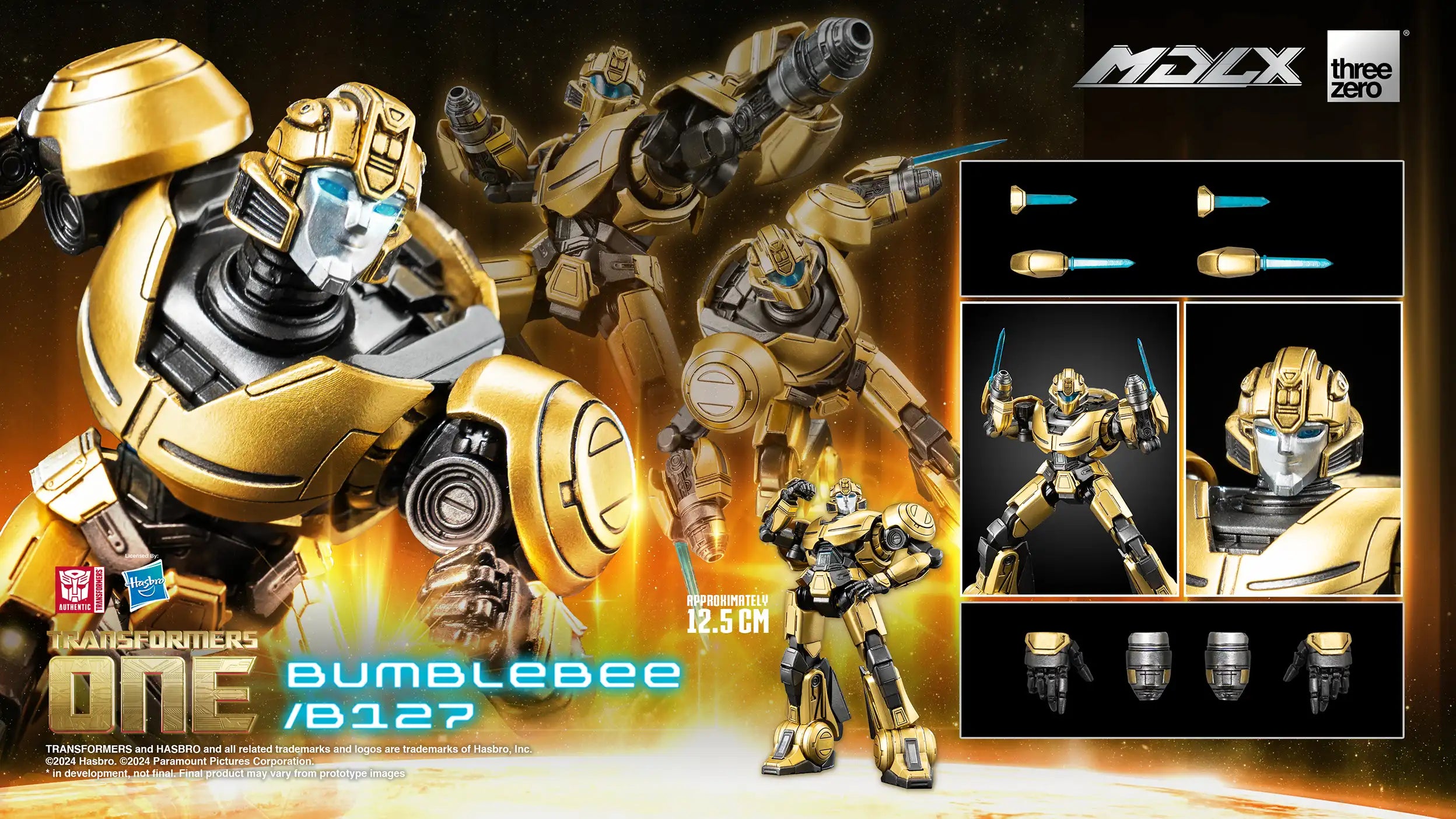 Transformers One Bumblebee/B127 MDLX Action Figure By Threezero