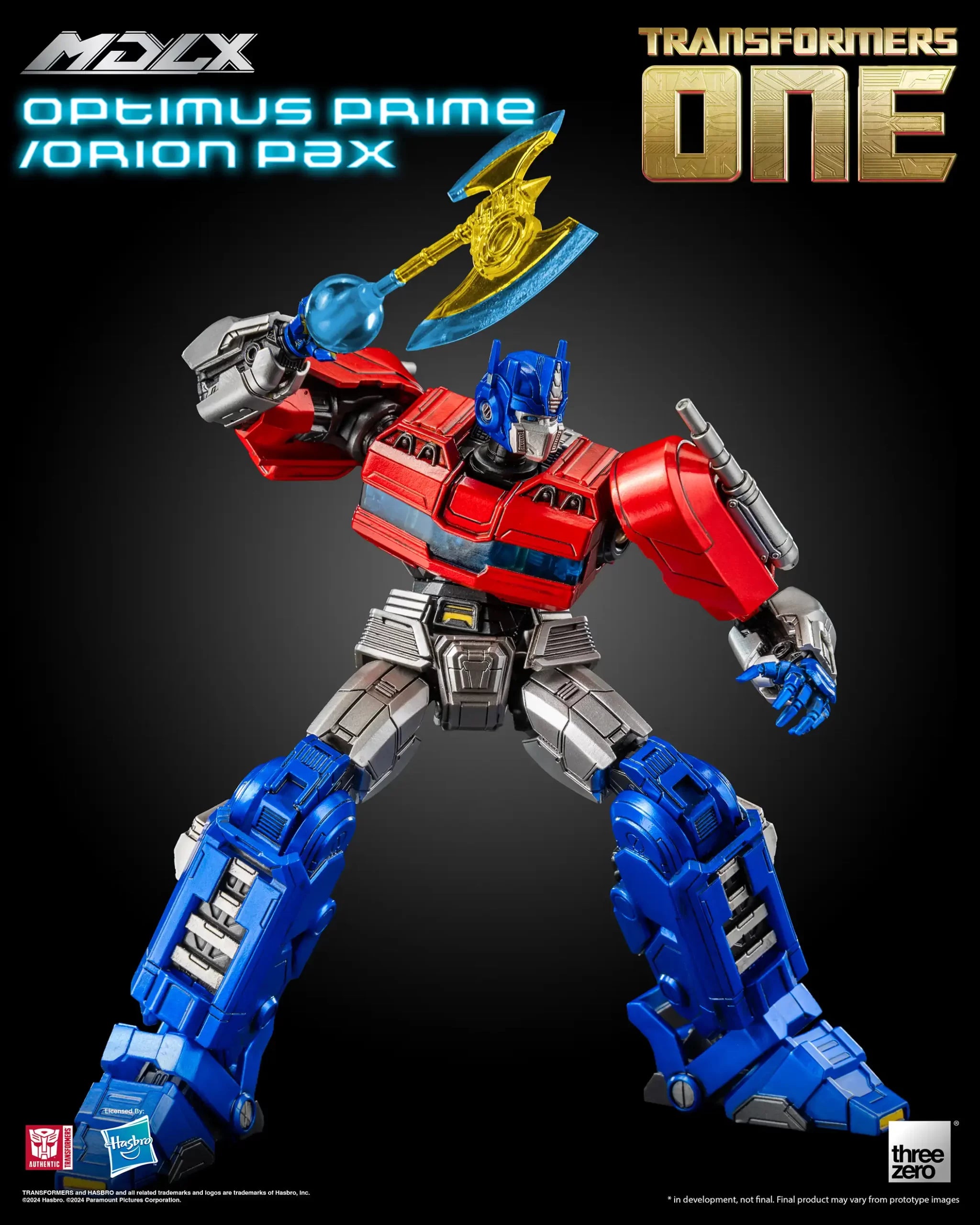 Transformers One Optimus Prime/Orion Pax MDLX Action Figure By Threezero