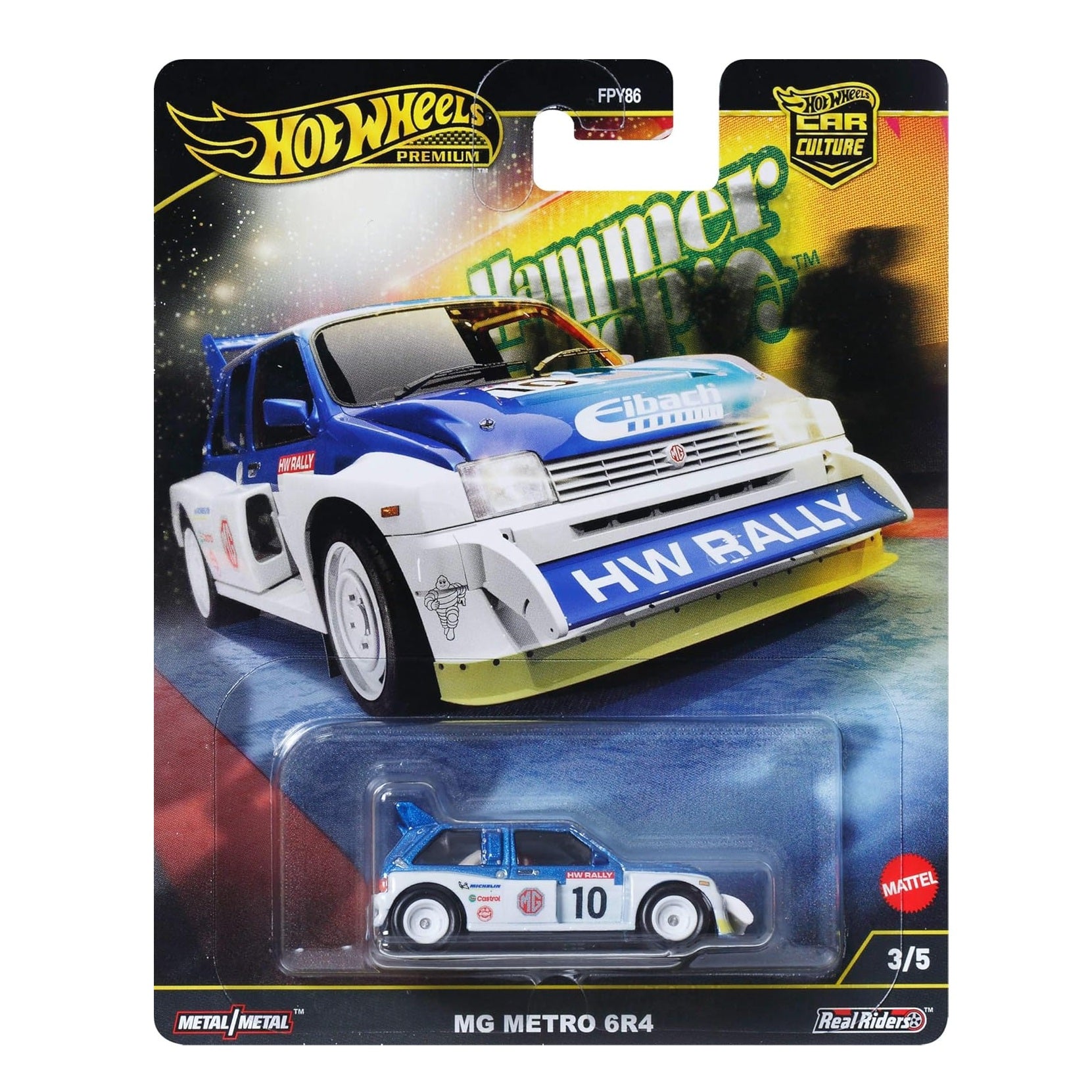 Hot Wheels MG Metro 6R4 Hammer Drop Premium Car Culture