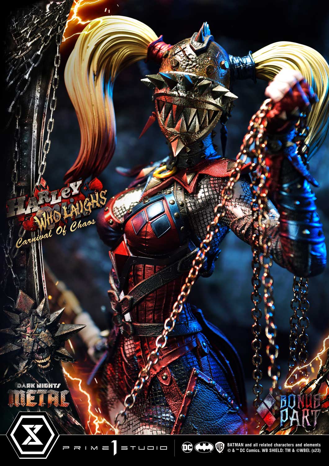 Dark Nights Metal (Comics) Harley Quinn Who Laughs DX Bonus Version Statue by Prime 1 Studios