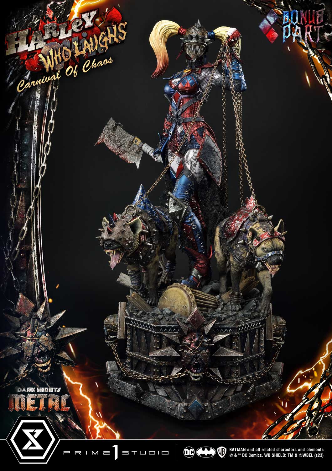 Dark Nights Metal (Comics) Harley Quinn Who Laughs DX Bonus Version Statue by Prime 1 Studios