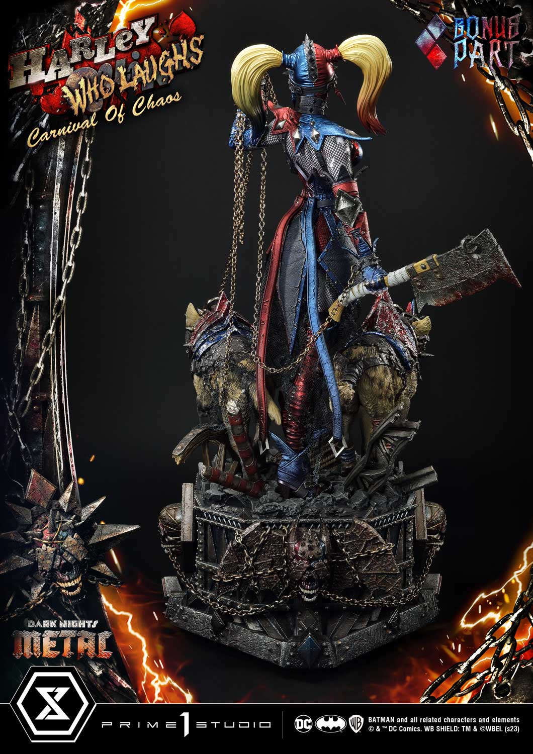 Dark Nights Metal (Comics) Harley Quinn Who Laughs DX Bonus Version Statue by Prime 1 Studios