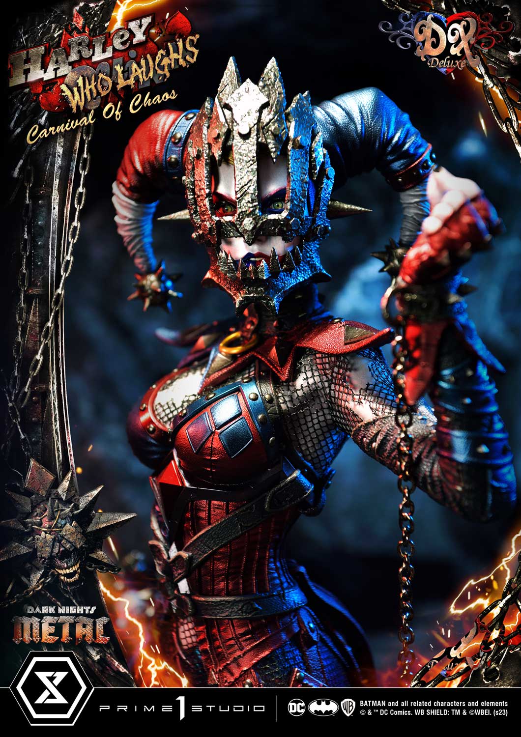 Dark Nights Metal (Comics) Harley Quinn Who Laughs DX Bonus Version Statue by Prime 1 Studios