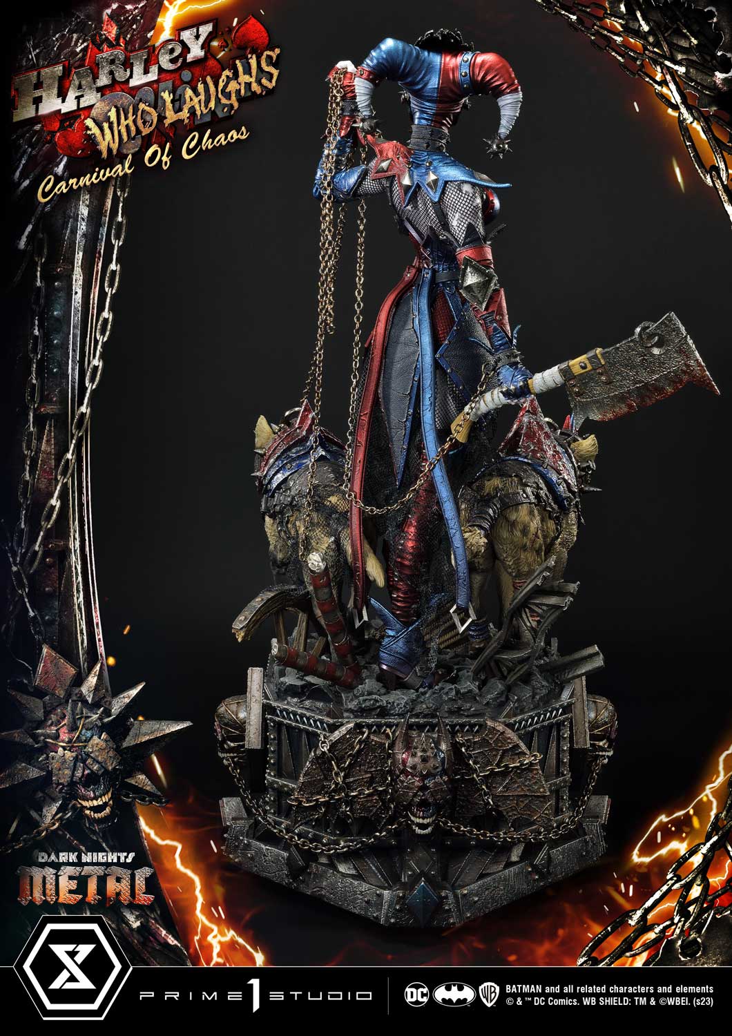 Dark Nights Metal (Comics) Harley Quinn Who Laughs DX Bonus Version Statue by Prime 1 Studios