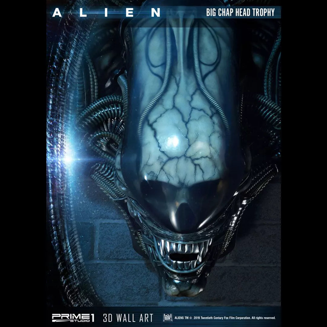 Alien Big Chap Head Trophy 3D Wall Art by Prime1 Studios