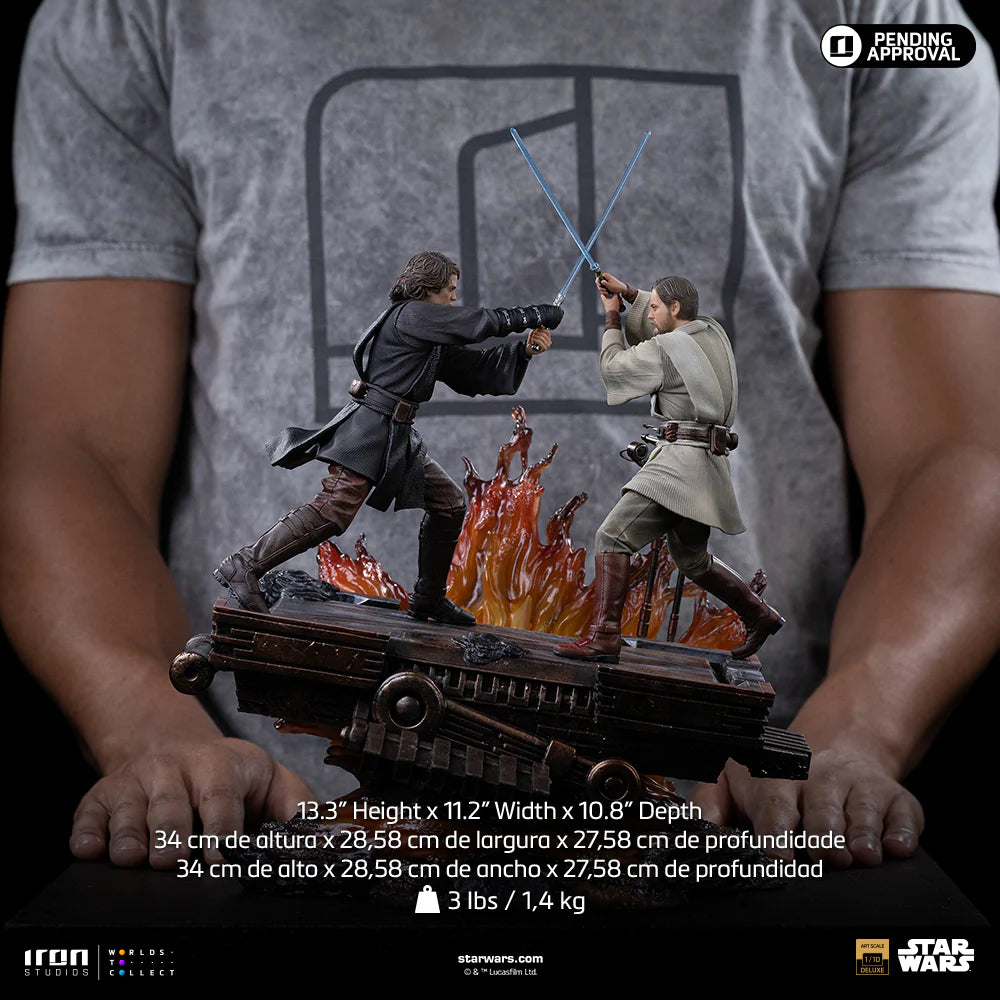 Anakin vs Obi-Wan (Revenge of the Sith 20th Years Anniversary) Statue by Iron Studios
