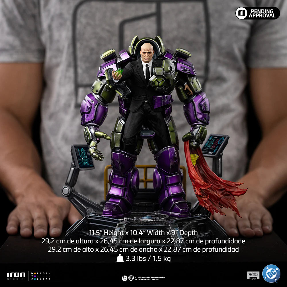 Lex Luthor Unleashed 1/10 Scale Statue by Iron Studios