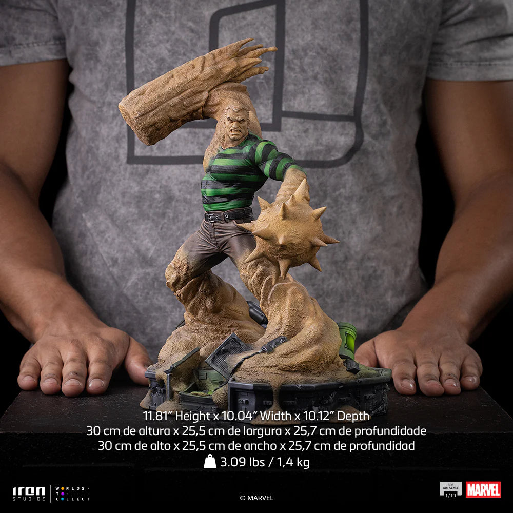 Sandman Spider-Man Vs Villains Diorama Statue By Iron Studios