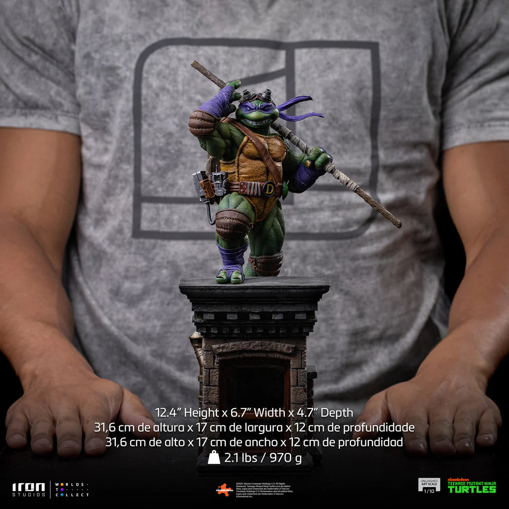 Teenage Mutant Ninja Turtles Donatello Unleashed Statue By Iron Studios