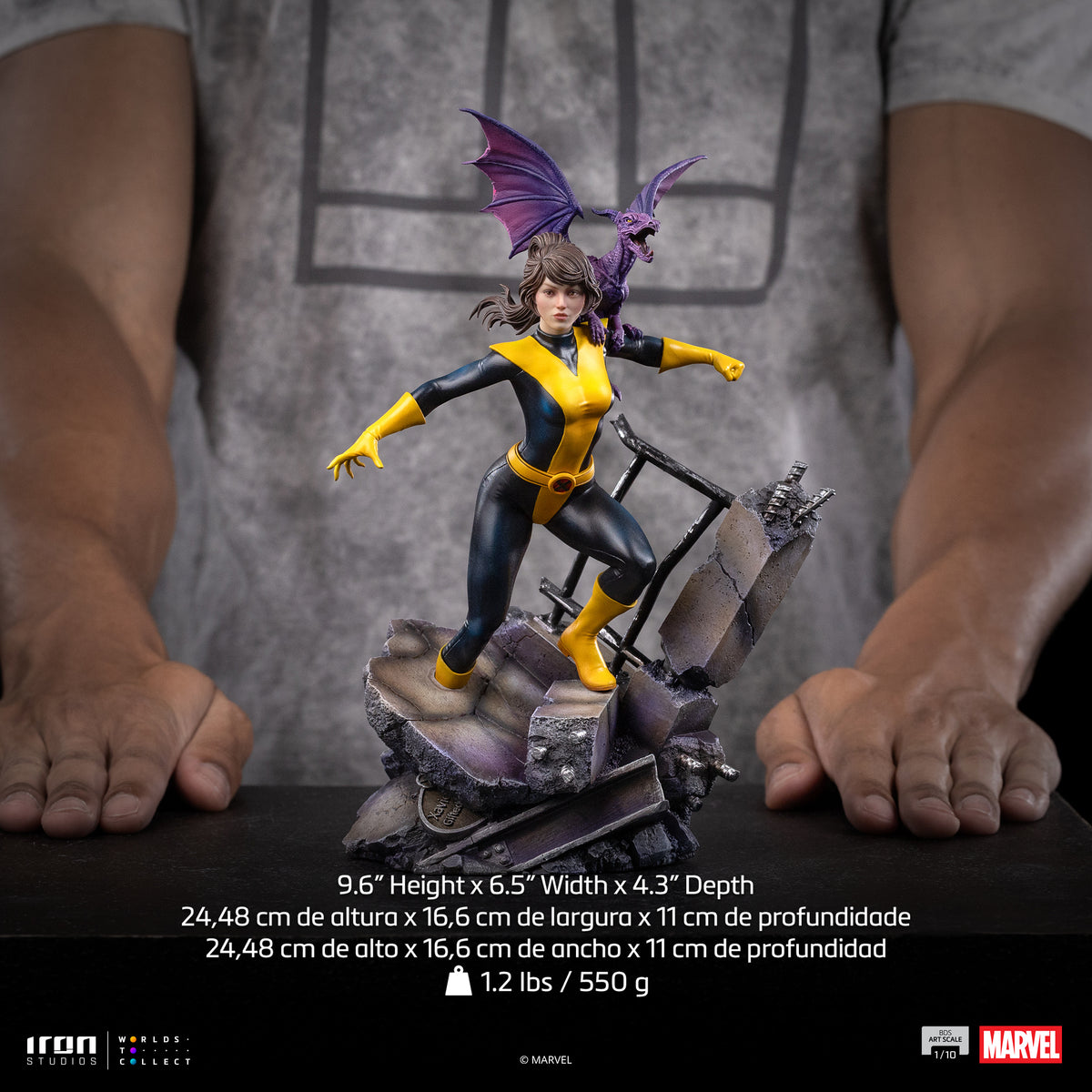 Kitty Pride & Lockheed - X-Men Comics BDS 1/10 Statue By Iron Studios