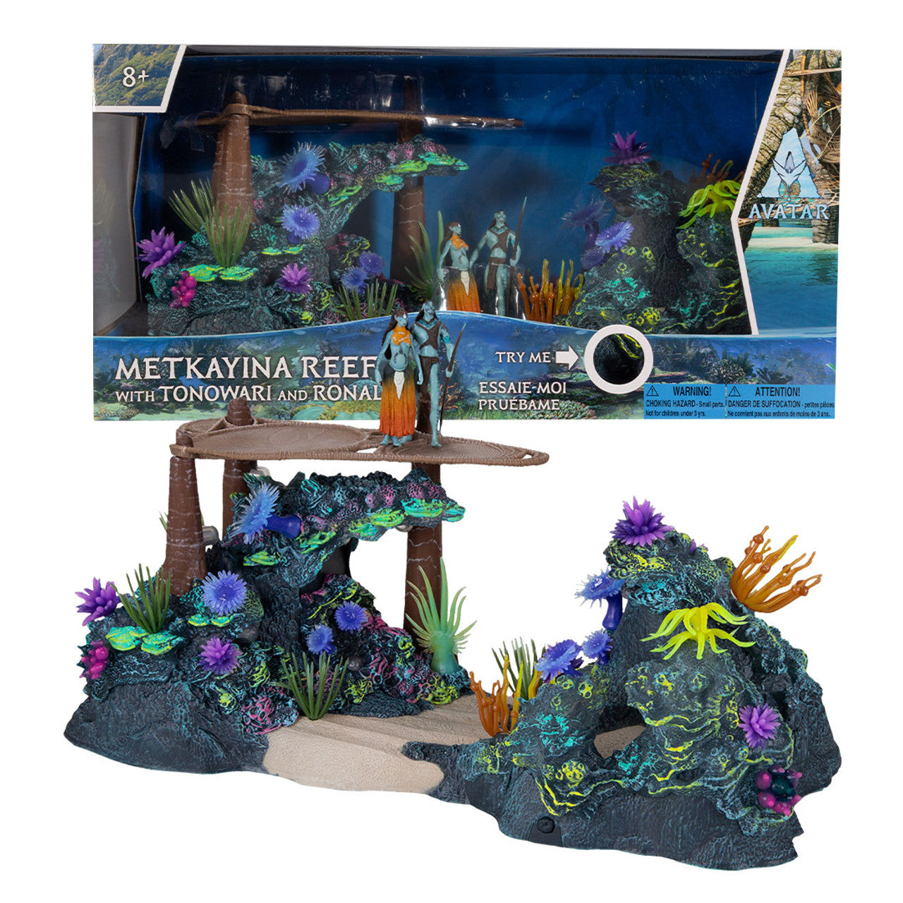 Avatar: The Way of Water Metkayina Reef w/Tonowari & Ronal World of Pandora Deluxe Set