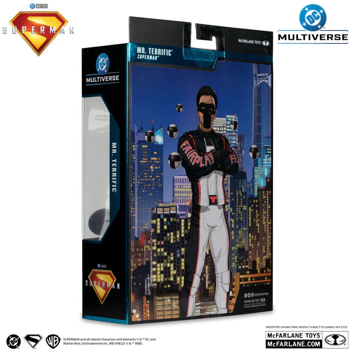 Mr. Terrific Superman Movie Deluxe Action Figure (Platinum)