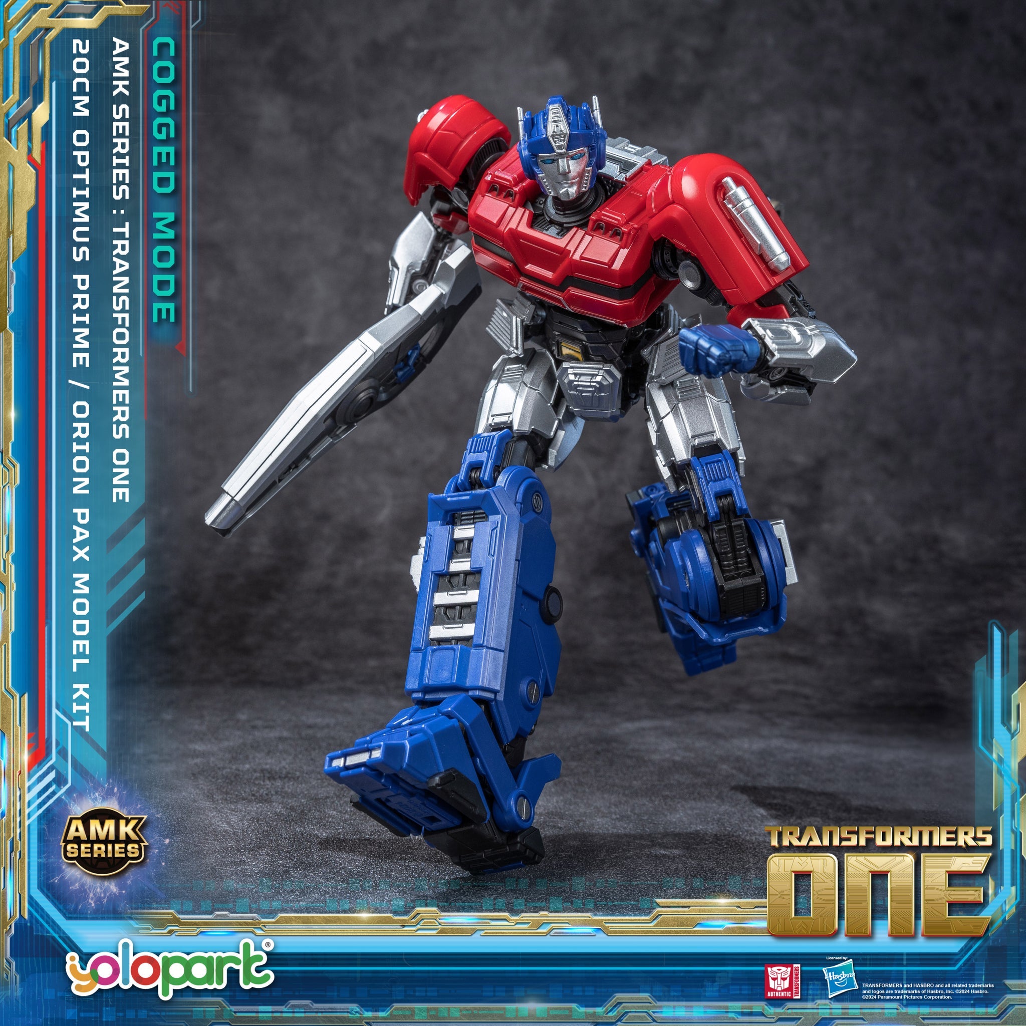 TRANSFORMERS ONE Optimus Prime/Orion Pax(Cogged Mode) AMK Series Model Kit By Yolopark