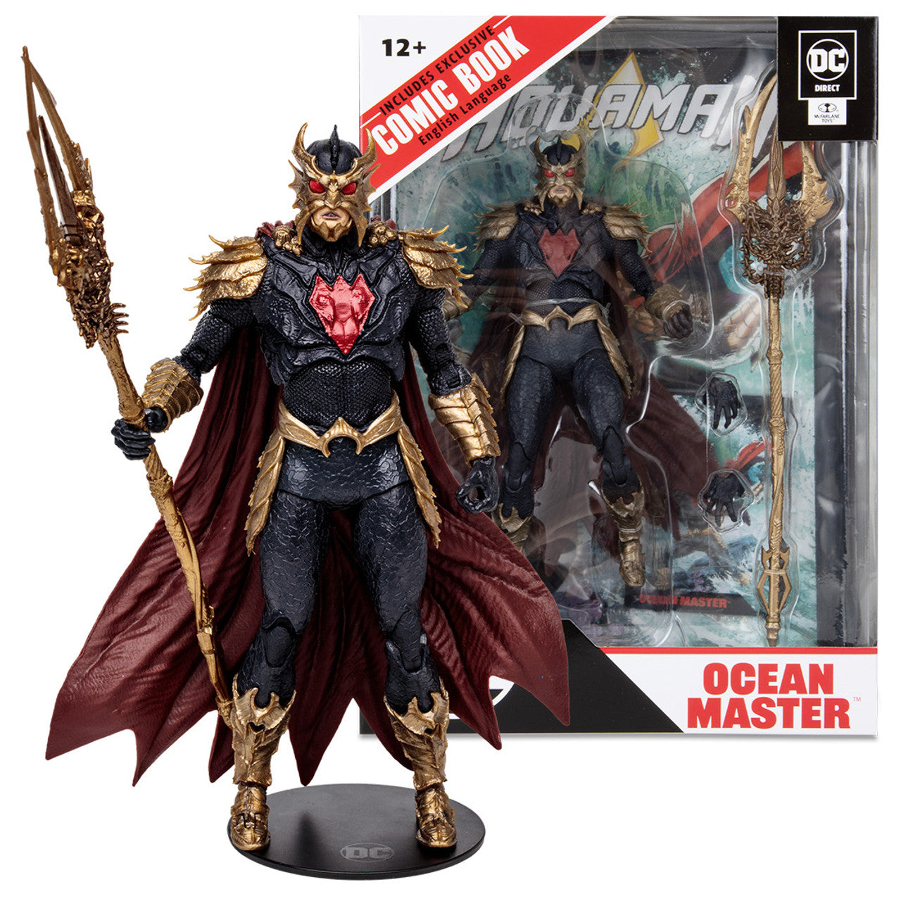 Ocean Master w/Aquaman Comic (DC Page Punchers) 7" Figure By Mcfarlane