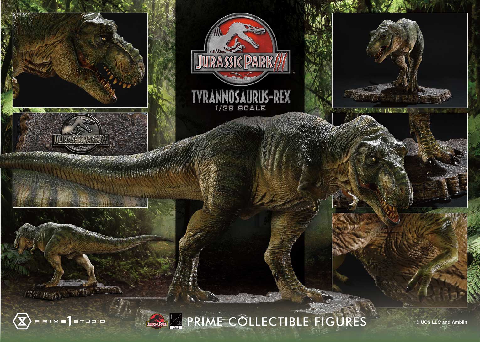 Tyrannosaurus-Rex (Jurassic Park III) by Prime 1 Studios