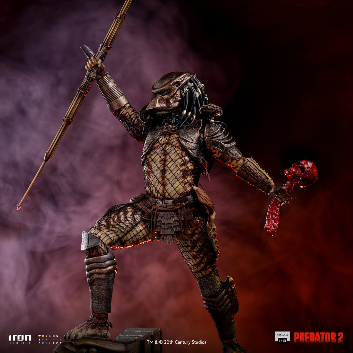 Predator City Hunter Predator 2 Art Scale 1/10 Statue By Iron Studios