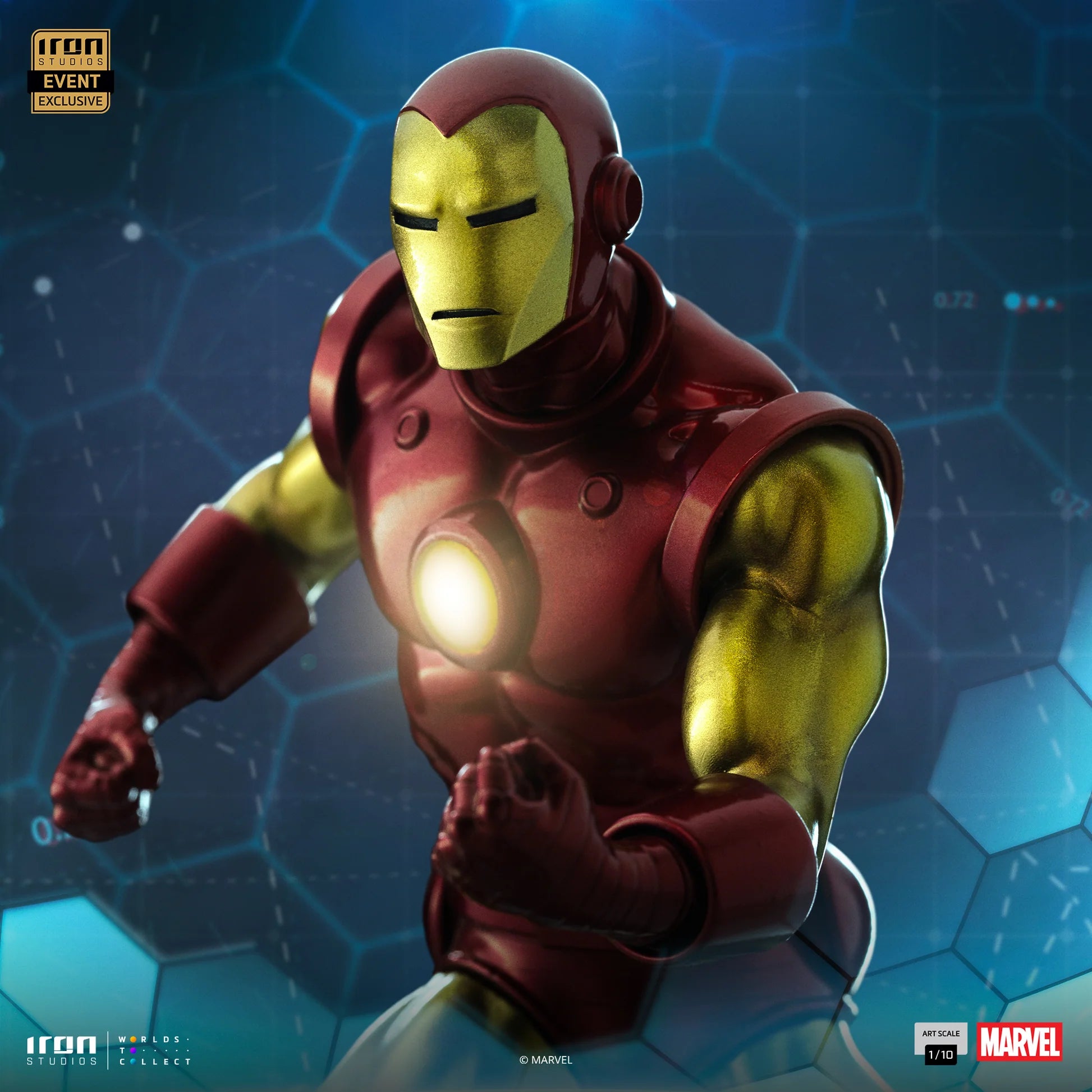 Iron Man (CCXP Event Exclusive 2025) Marvel Comics Art Scale 1/10 By Iron Studios