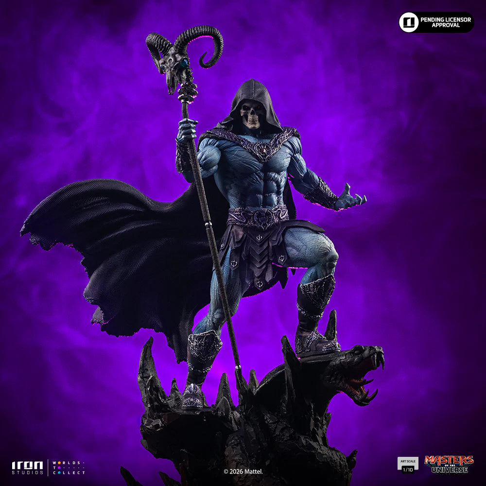 Masters Of The Universe 2026 Skeletor Statue Art Scale 1/10 by Iron Studios